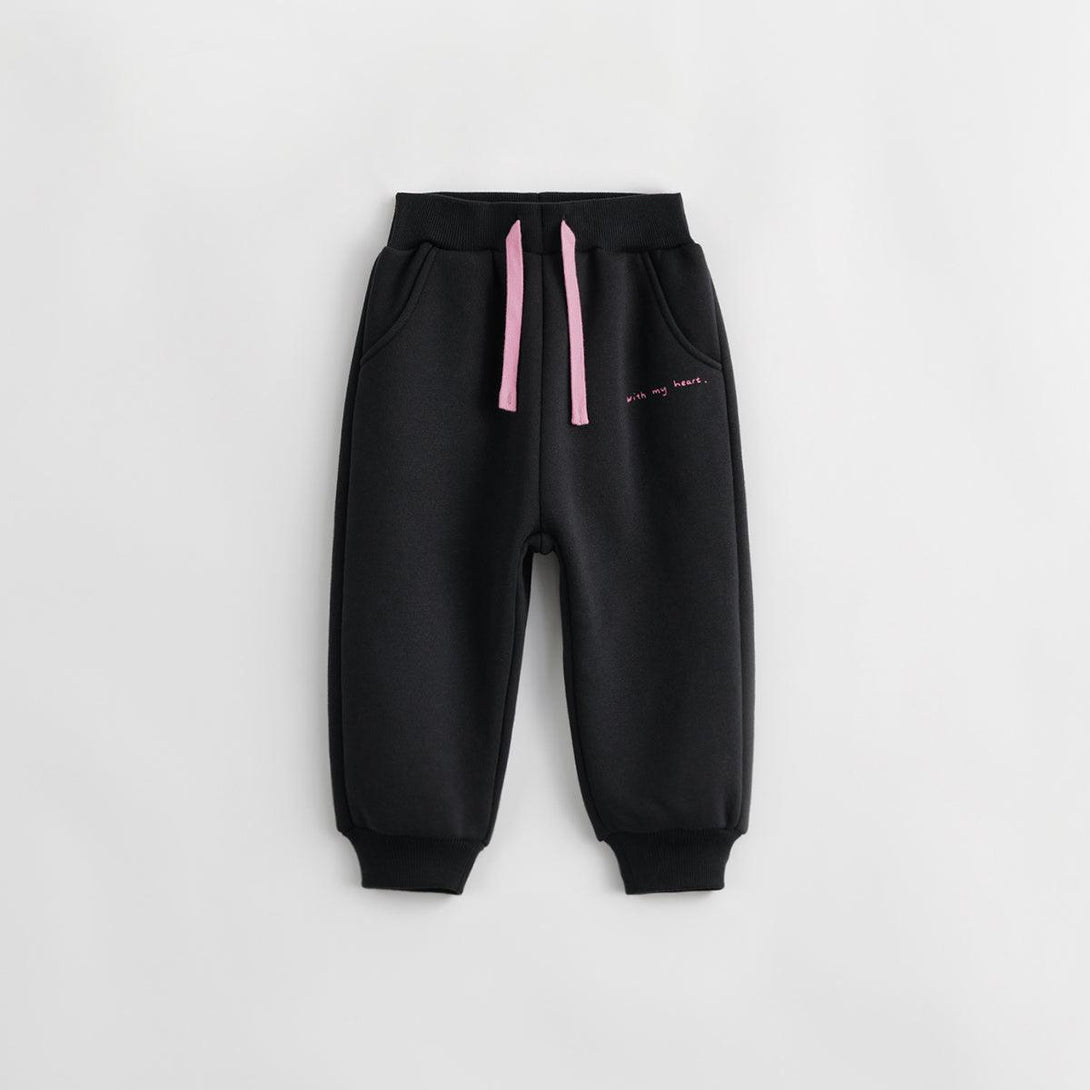 MARC&JANIE Girls Relaxed Drawstring Sweatpants Children's Pants for Winter 232050 - MARC&JANIE