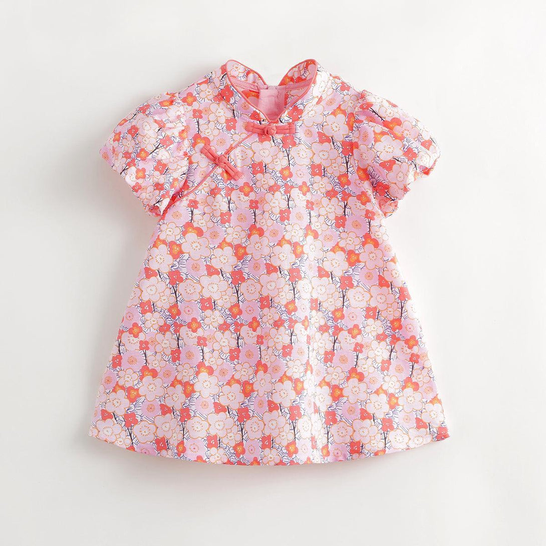 Girls New Chinese Floral Cheongsam Dress 240686 - MARC&JANIE