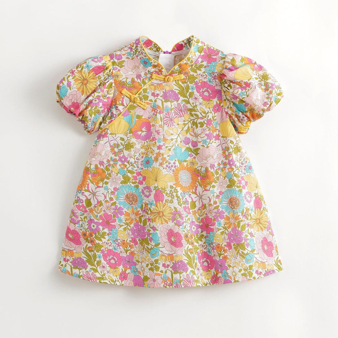 Girls New Chinese Floral Cheongsam Dress 240686 - MARC&JANIE