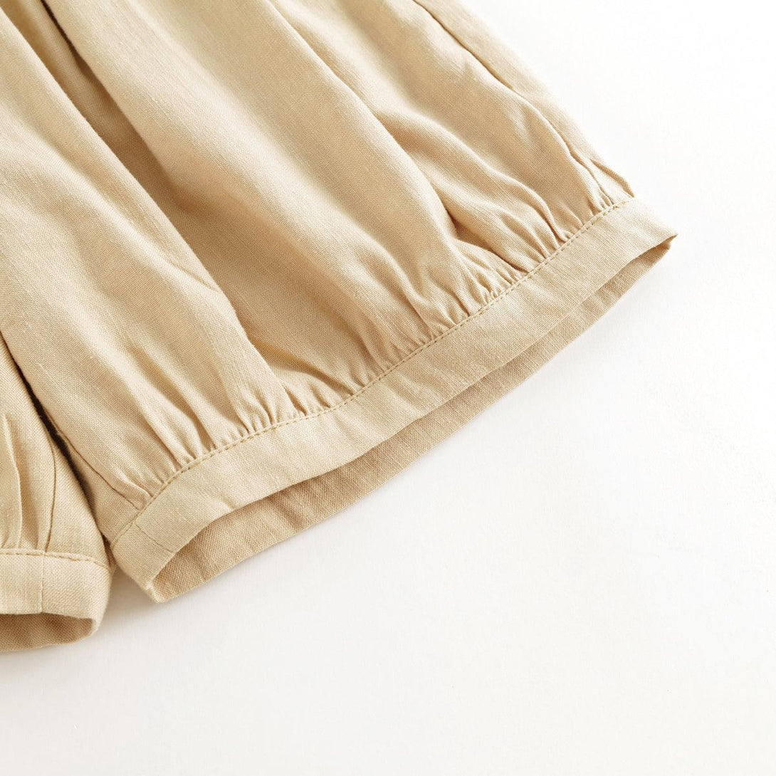 MARC&JANIE Girls Cool and Breezy Linen Lantern Pants for Children for Summer 240858 - MARC&JANIE