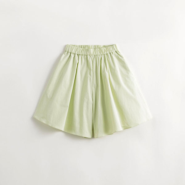 MARC&JANIE Girls Cotton A-line Loose Wide Leg Shorts Shorts Children's Pants for Summer 240899 - MARC&JANIE