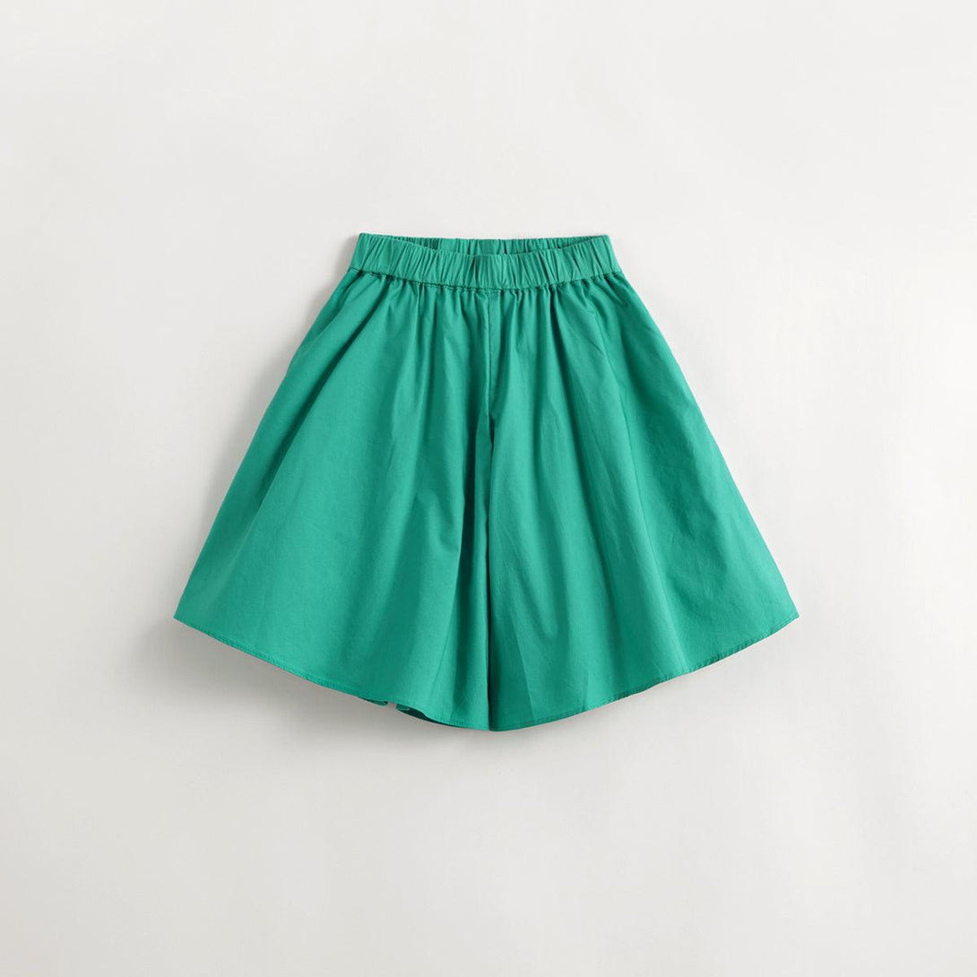 MARC&JANIE Girls Cotton A-line Loose Wide Leg Shorts Shorts Children's Pants for Summer 240899 - MARC&JANIE