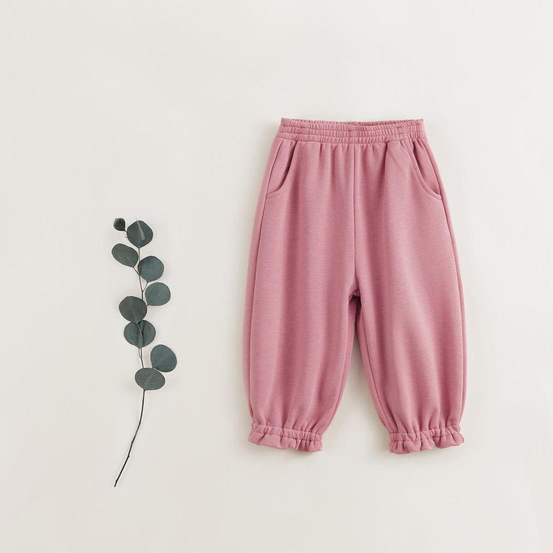 MARC&JANIE Girls Comfortable Cotton Loose Contour Pants Lantern Pants for Autumn French Series 231909 - MARC&JANIE