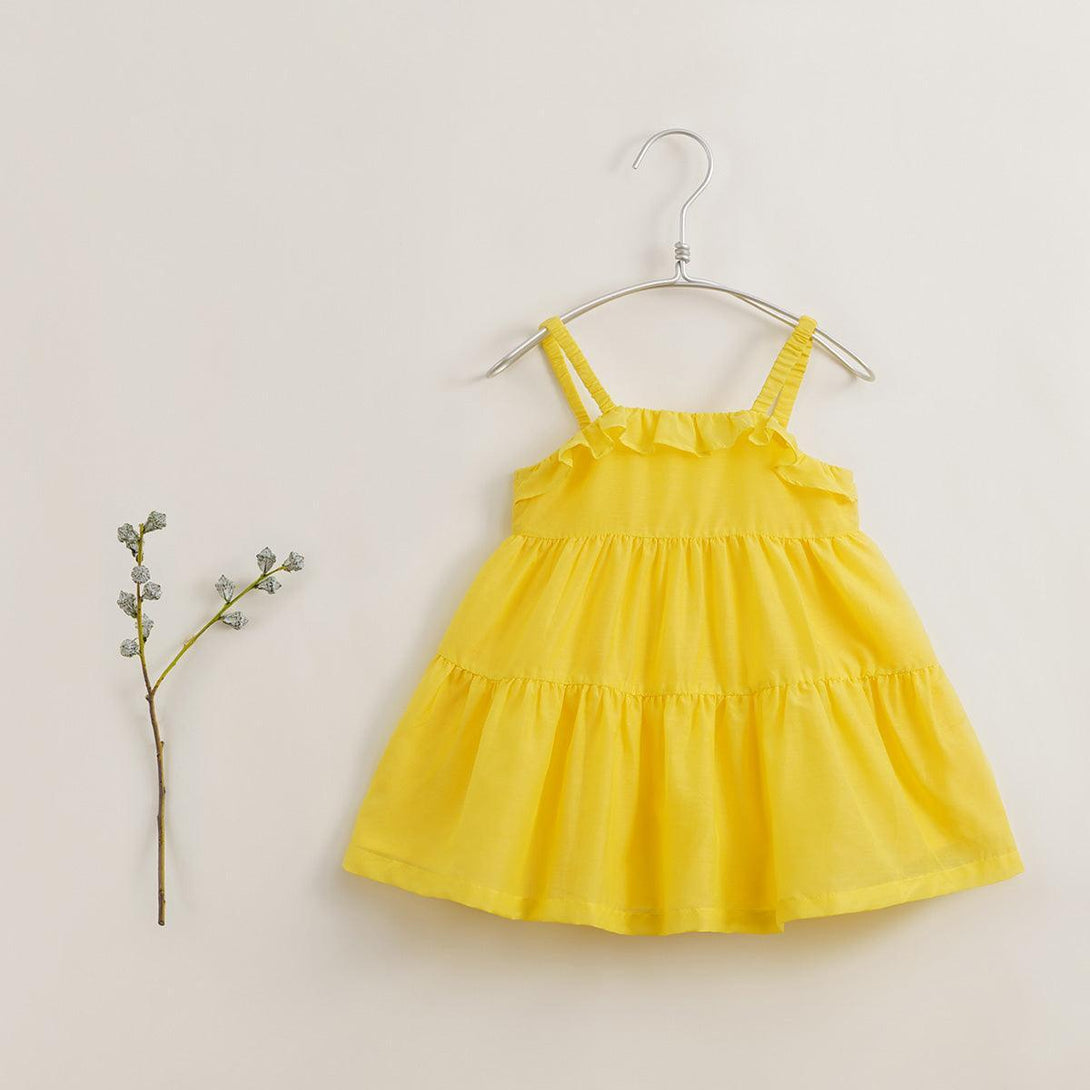 Girls Cotton Silk Suspender Dress 230750 - MARC&JANIE