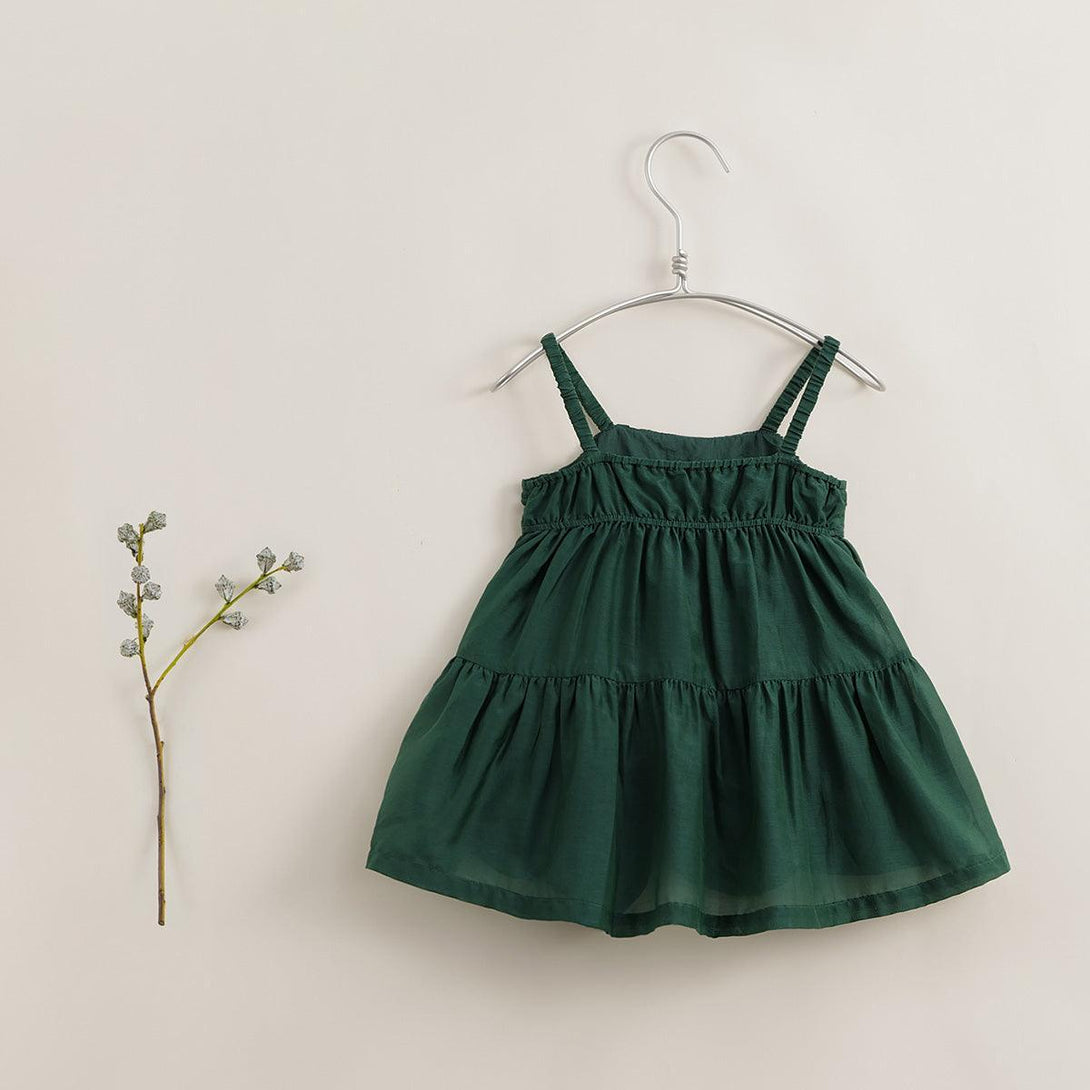 Girls Cotton Silk Suspender Dress 230750 - MARC&JANIE