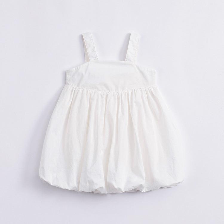 MARC&JANIE Girls Summer Pure Cotton Suspender Dress Flower Bud Dresses 231097 - MARC&JANIE