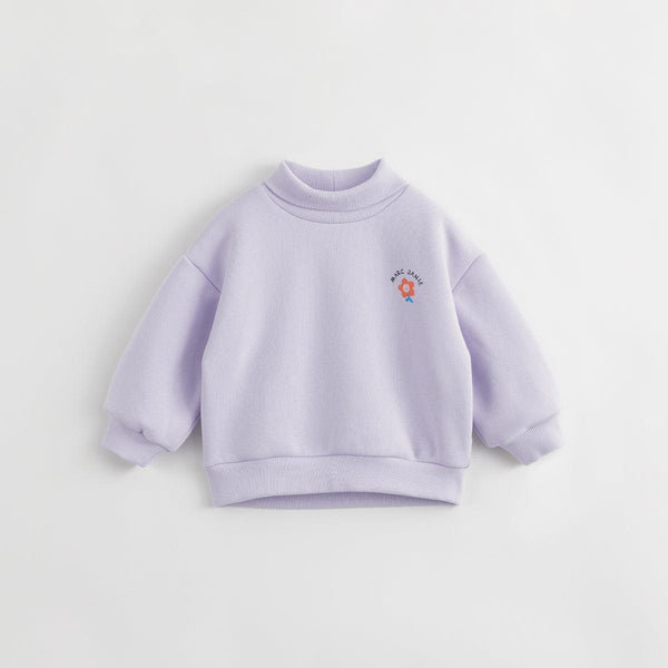 MARC&JANIE Girls Little Strawberry Half Turtleneck Sweatshirt for Winter 231609 - MARC&JANIE