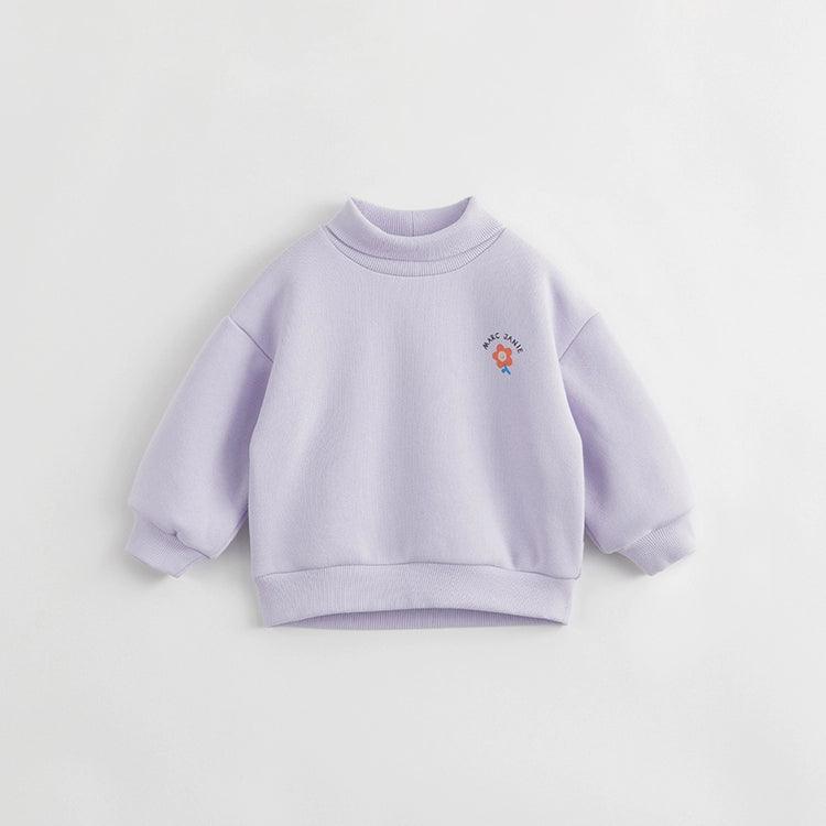 MARC&JANIE Girls Little Strawberry Half Turtleneck Sweatshirt for Winter 231609 - MARC&JANIE