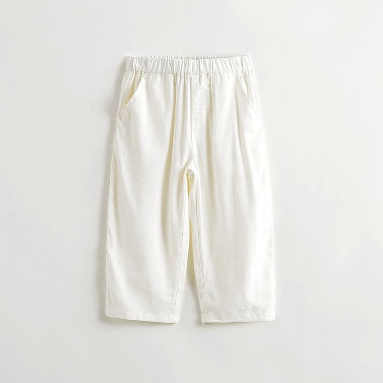 MARC&JANIE Girls Loose Cool Linen Turnip Pants Children's Pants Casual Pants for Spring & Summer 240203 - MARC&JANIE