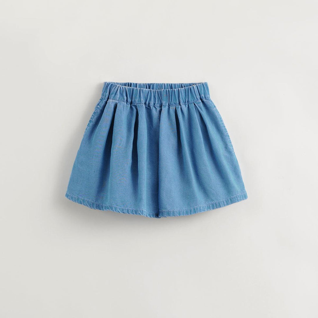 Girls Lyocell Denim Skorts 240629 - MARC&JANIE