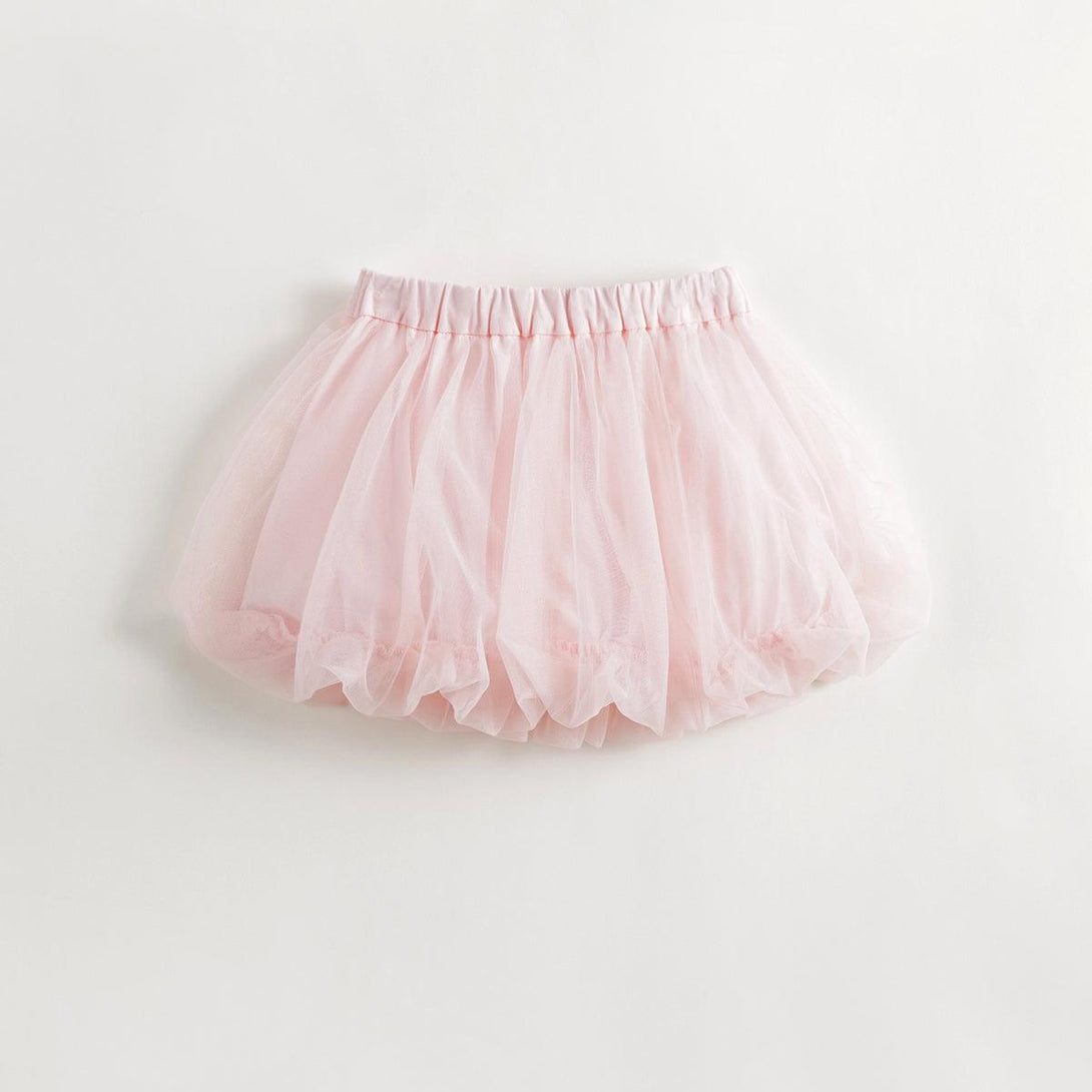 MARC&JANIE Girls Lightweight Mesh Pom Pom Skirt Halter Skirt Children's Skirt for Summer 240636 - MARC&JANIE