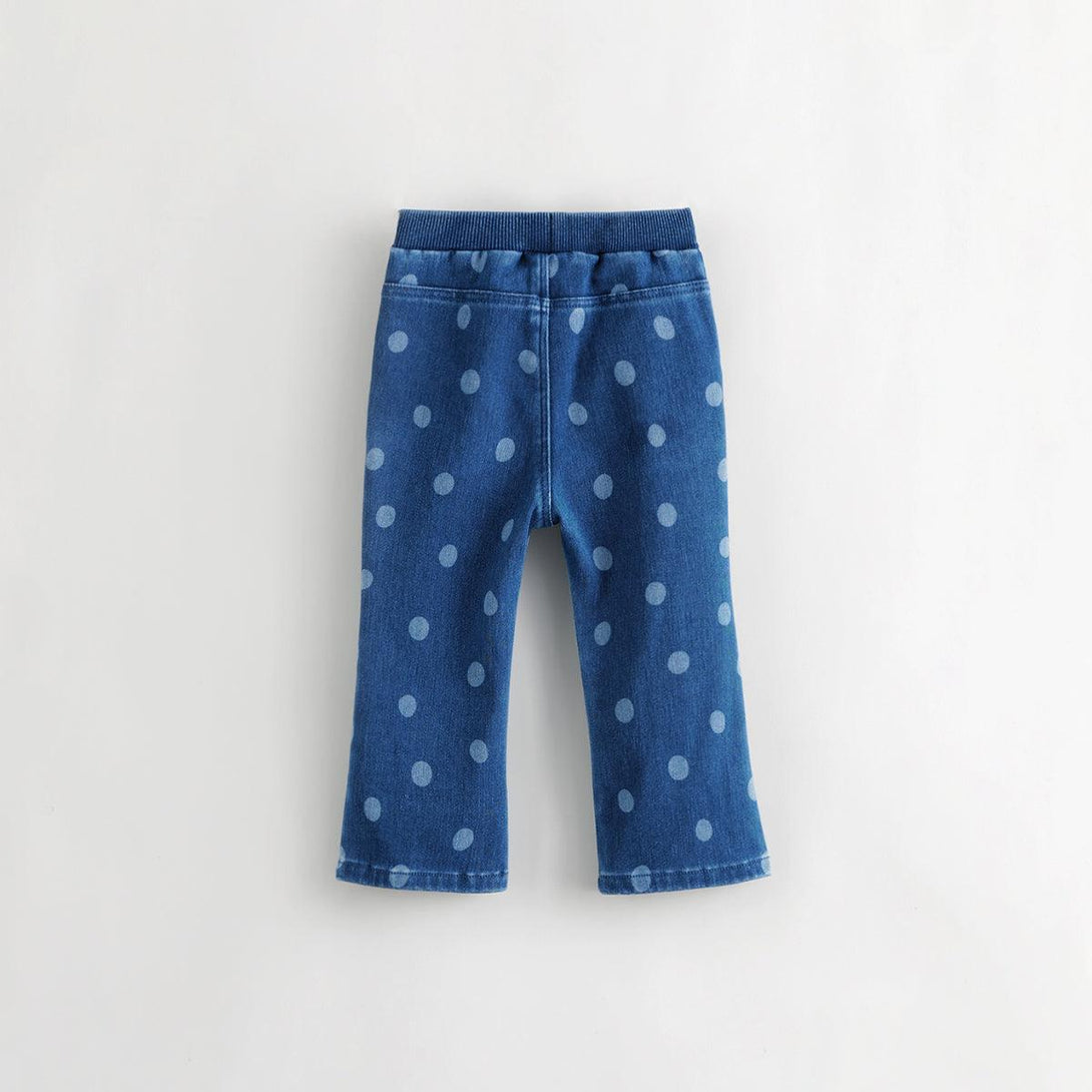 MARC&JANIE Girls Fun Polka Dot Stretch Micro Jeans Children's Pants for Autumn 231720 - MARC&JANIE