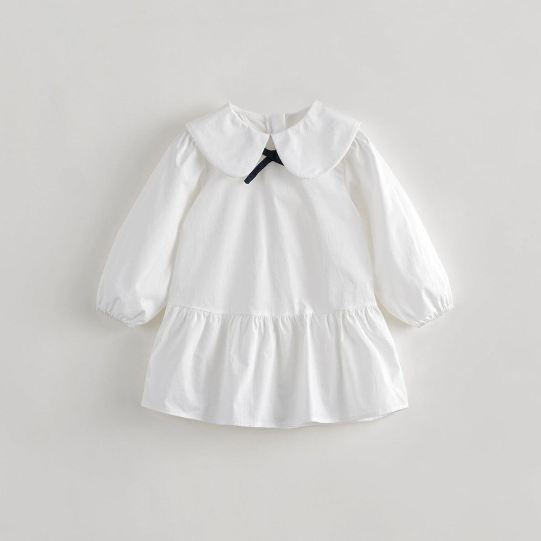 MARC&JANIE Girls Preppy Style Doll Collar Cotton Dress for Autumn 231396 - MARC&JANIE