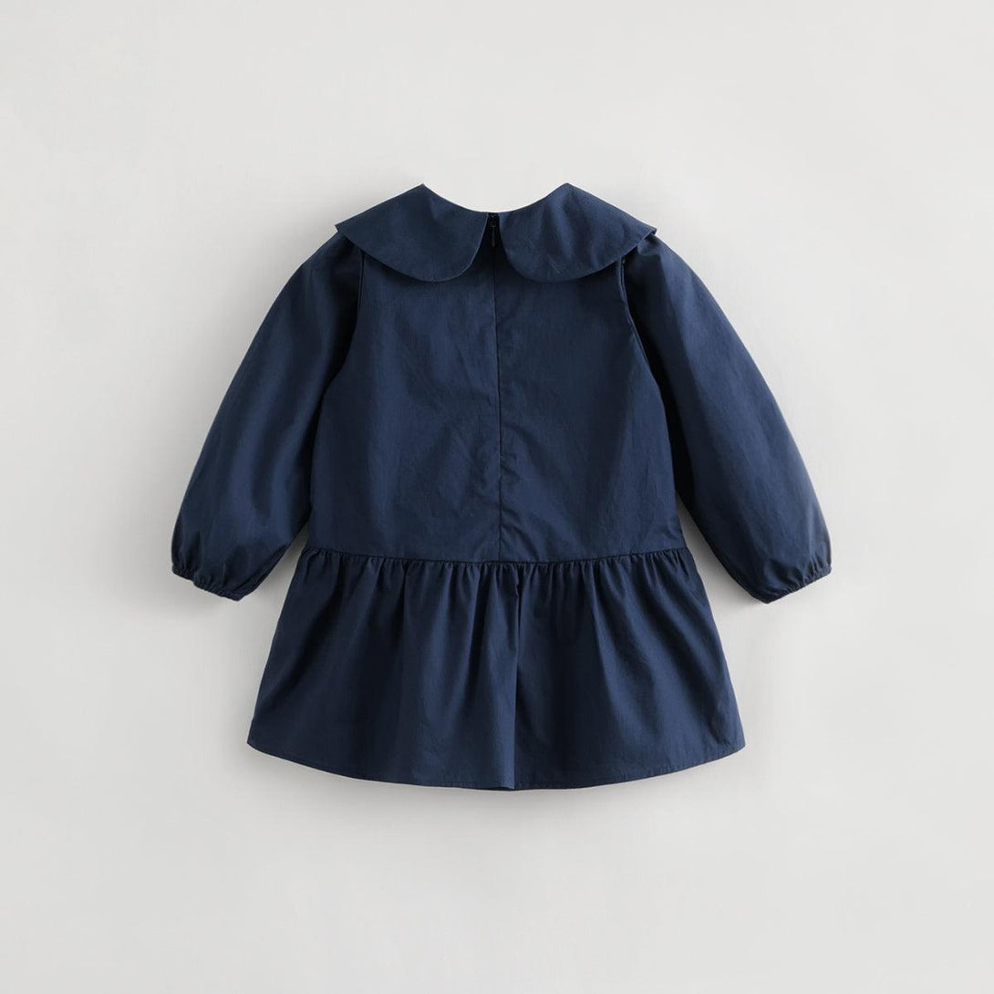 MARC&JANIE Girls Preppy Style Doll Collar Cotton Dress for Autumn 231396 - MARC&JANIE