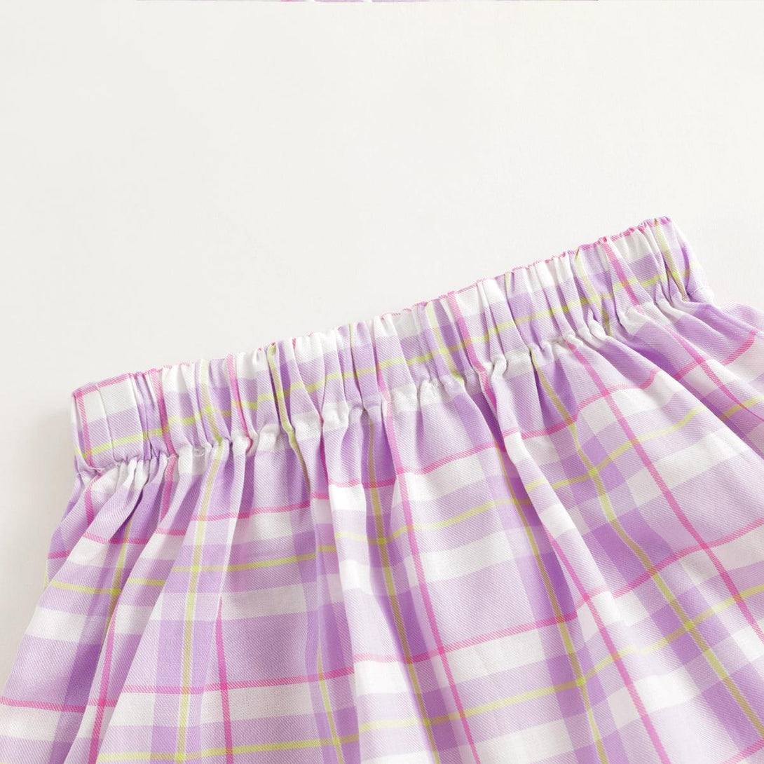 MARC&JANIE Girls Genki Academy Style Skirt Halter Skirt Children's Skirt for Summer 240905 - MARC&JANIE