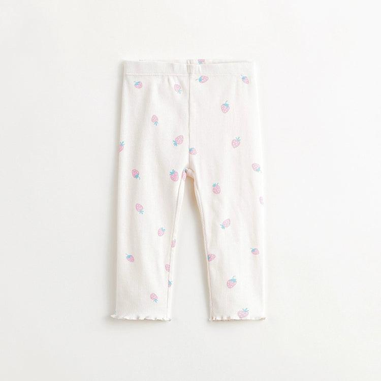 MARC&JANIE Girls Senseless Printed Stretchy Bottoms Baby Pants for Spring 240120 - MARC&JANIE