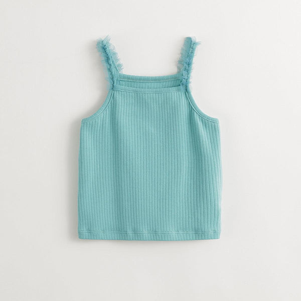 Girls Soft Elastic Ribbed Knit Camisole Tank Top 240563 - MARC&JANIE