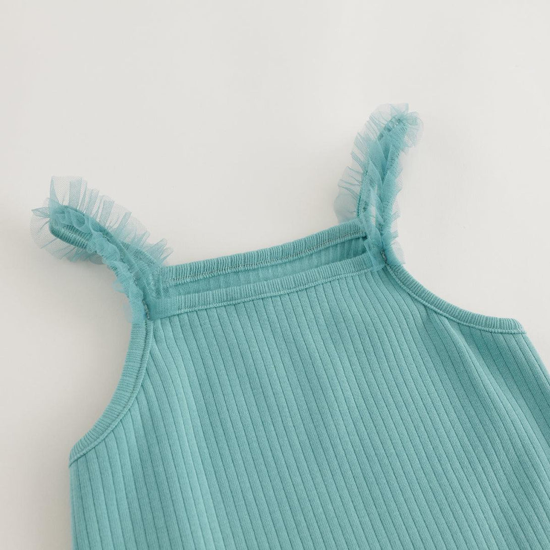 Girls Soft Elastic Ribbed Knit Camisole Tank Top 240563 - MARC&JANIE