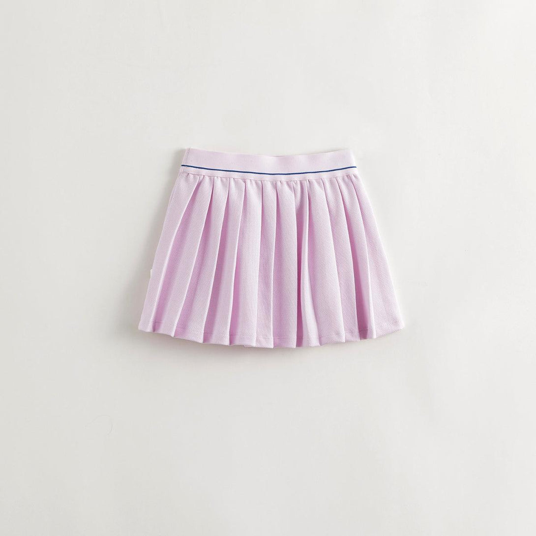 Girls Sports Letter Pleated Half Skirt 240827 - MARC&JANIE