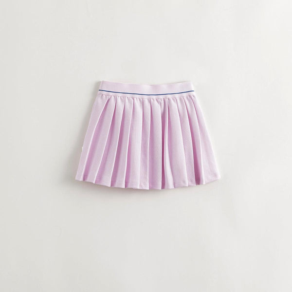 Girls Sports Letter Pleated Half Skirt 240827 - MARC&JANIE