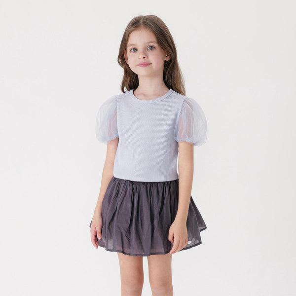 Girls Stretch Knit Short Sleeves T-shirts 230535 - MARC&JANIE