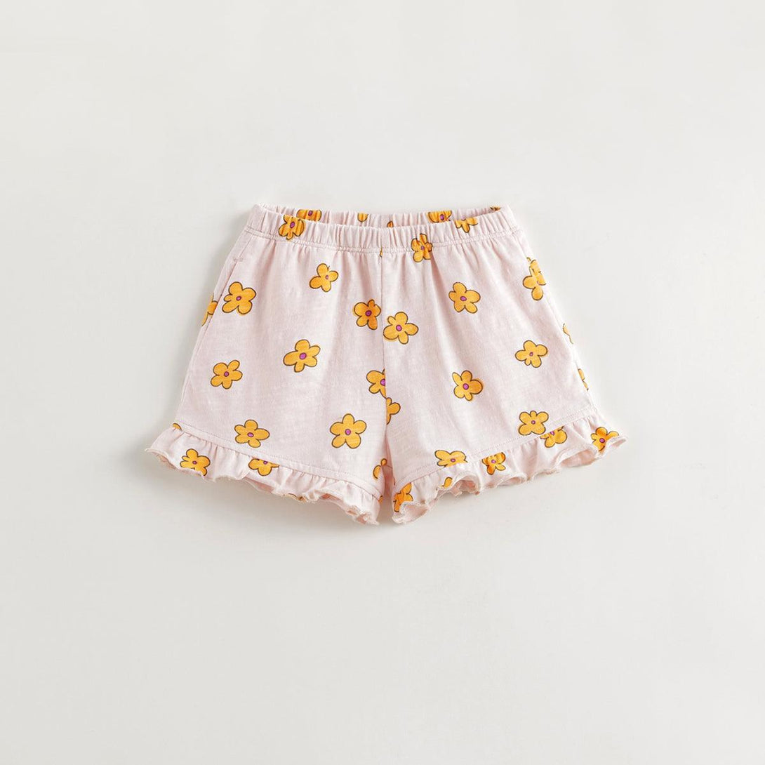 Girls Sweet Polka Dot Lace Print Shorts 240783 - MARC&JANIE