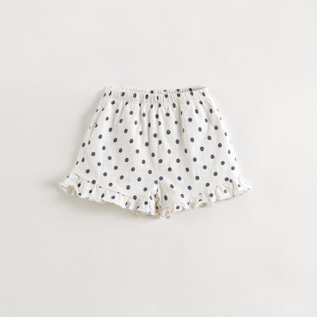 Girls Sweet Polka Dot Lace Print Shorts 240783 - MARC&JANIE