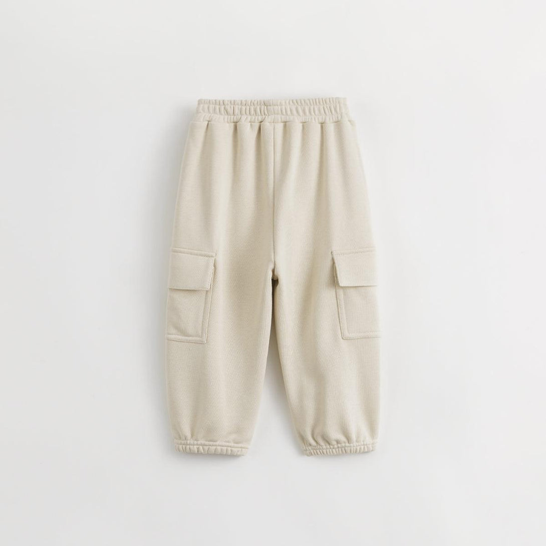 MARC&JANIE Outdoor Style Boys Cotton Large Pocket Drawstring Sweatpants for Autumn 231671 - MARC&JANIE