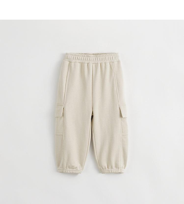 MARC&JANIE Outdoor Style Boys Cotton Large Pocket Drawstring Sweatpants for Autumn 231671 - MARC&JANIE