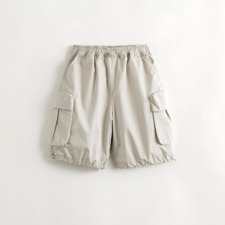 MARC&JANIE Outdoor Style Boys Loose Workwear 7-minute Pants Children's Cotton Pants for Summer 240537 - MARC&JANIE