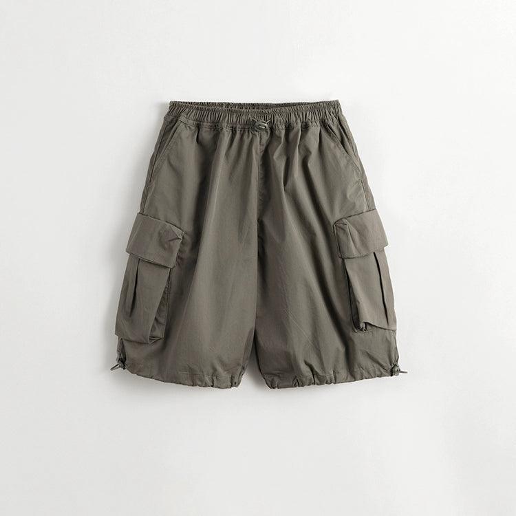 MARC&JANIE Outdoor Style Boys Loose Workwear 7-minute Pants Children's Cotton Pants for Summer 240537 - MARC&JANIE