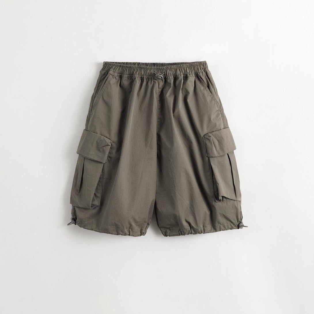 MARC&JANIE Outdoor Style Boys Loose Workwear 7-minute Pants Children's Cotton Pants for Summer 240537 - MARC&JANIE