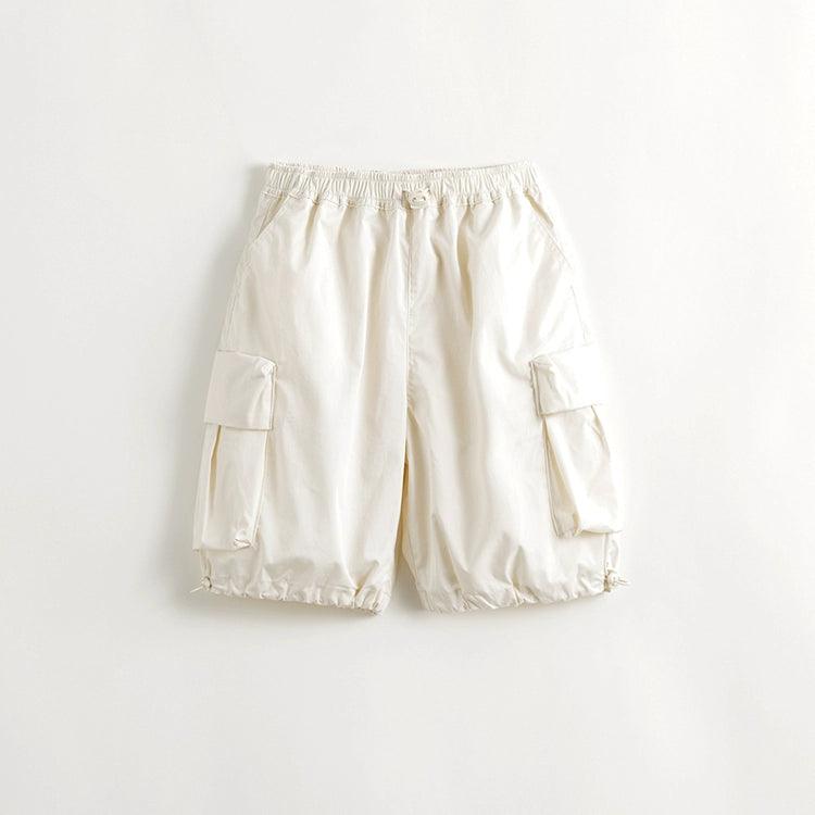 MARC&JANIE Outdoor Style Boys Loose Workwear 7-minute Pants Children's Cotton Pants for Summer 240537 - MARC&JANIE